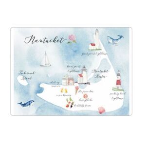 Nantucket Map Magnet 